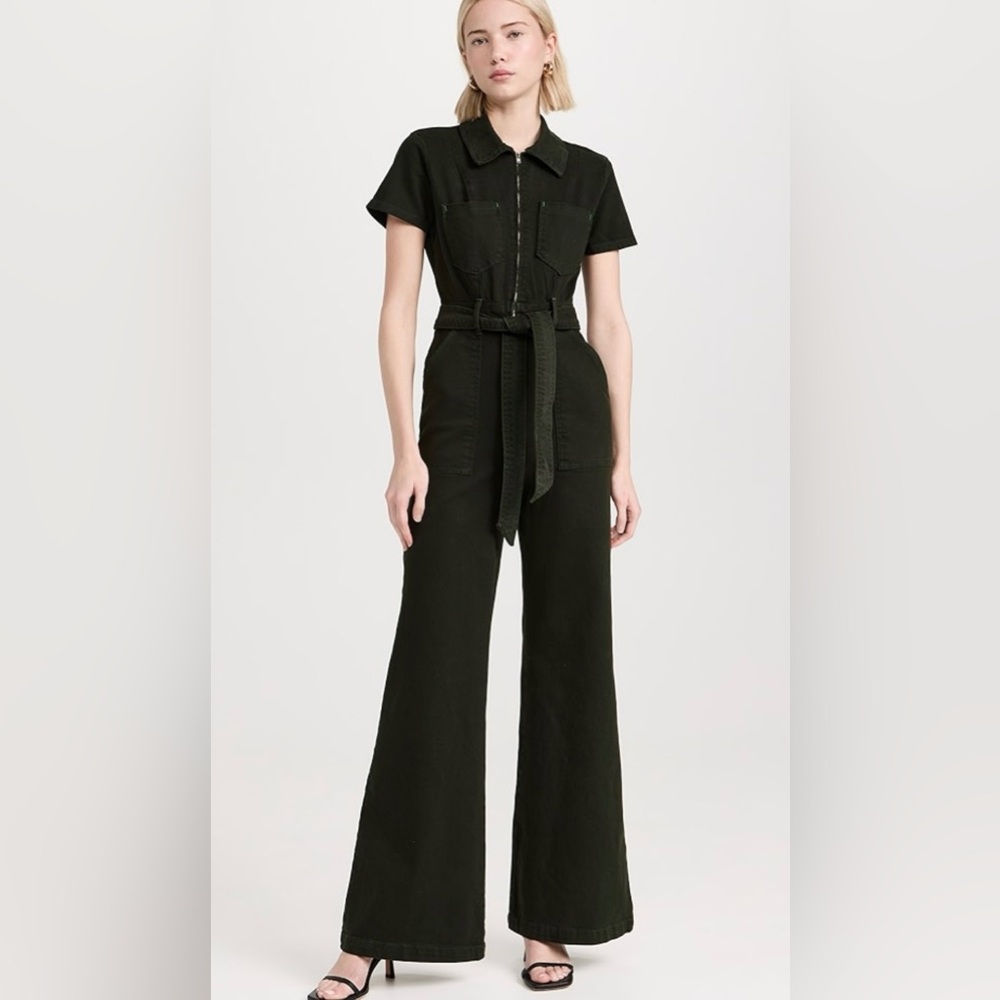 Good American Fit For Success Palazzo Jumpsuit - Size 0 - Like New - WORN ONCE